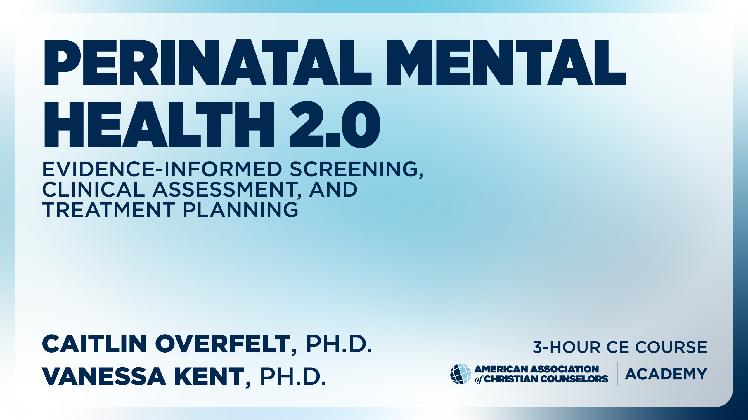 AACC Academy – Perinatal Mental Health 2.0